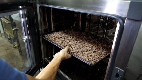 可可豆烘焙炉传动链条选用<i style='color:red'>食品级高温链条油</i>